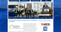 Desktop Screenshot of andersoncountyeda.com